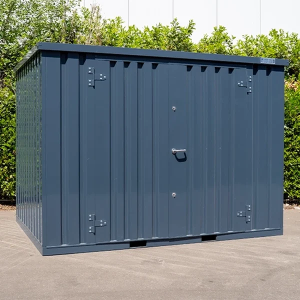 Conteneur Démontable 3 x 2 m – Double Porte GC – Gris anthracite (RAL 7016) – Image 2