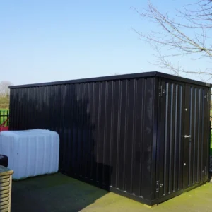 Conteneur Démontable 5 x 2 m – Double porte sur côté 2 m – RAL 9005