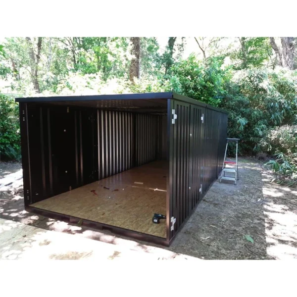 Conteneur Démontable 6 x 3 m – Modèle Standard – RAL 9005 Noir – Image 2