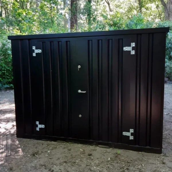 Conteneur Démontable 6 x 3 m – Modèle Standard – RAL 9005 Noir – Image 3