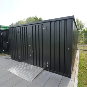 Conteneur Démontable 6 x 4 m – Modèle Standard – 3 Double-portes